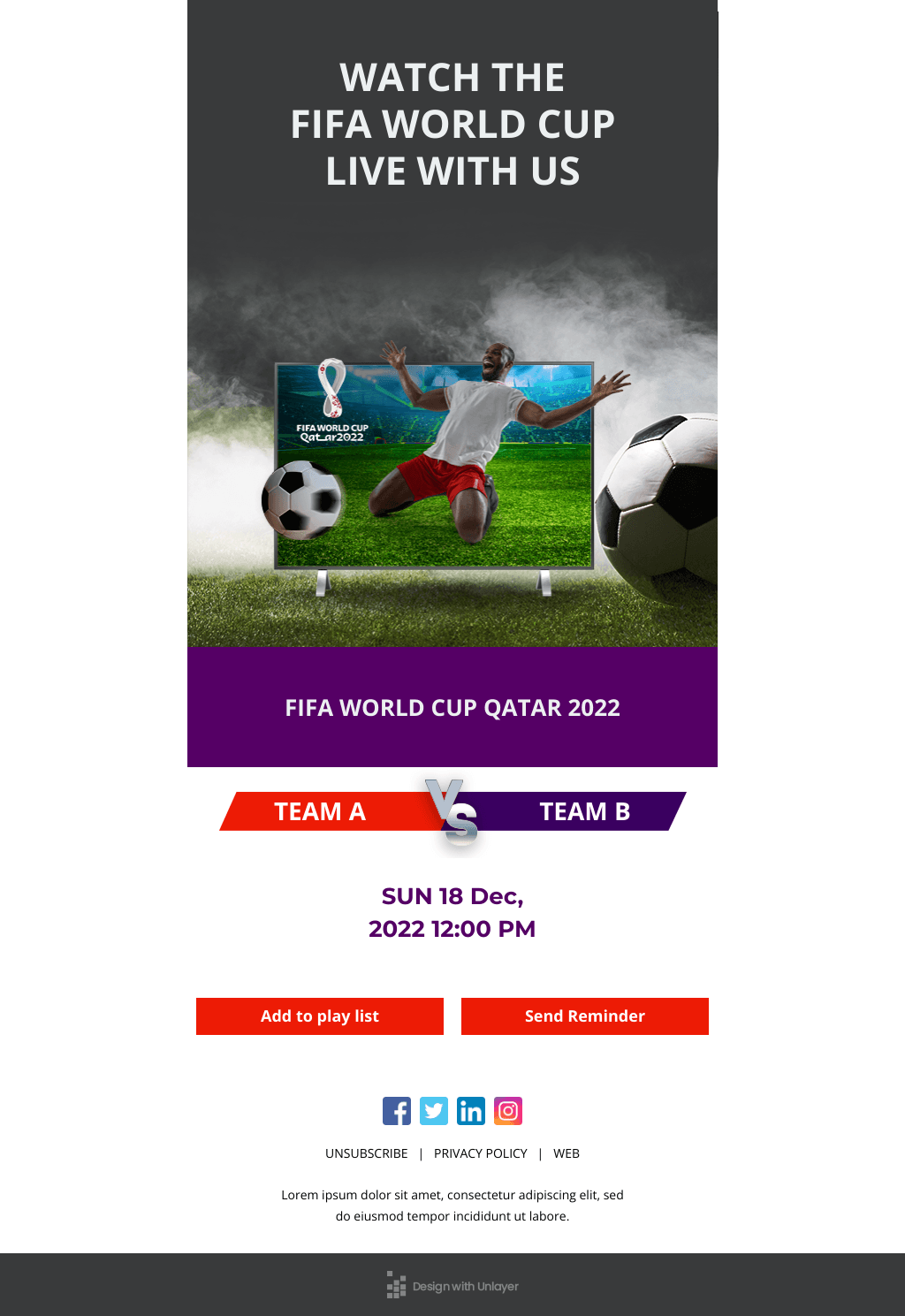 Laravel Mail Template - Broadcast Week