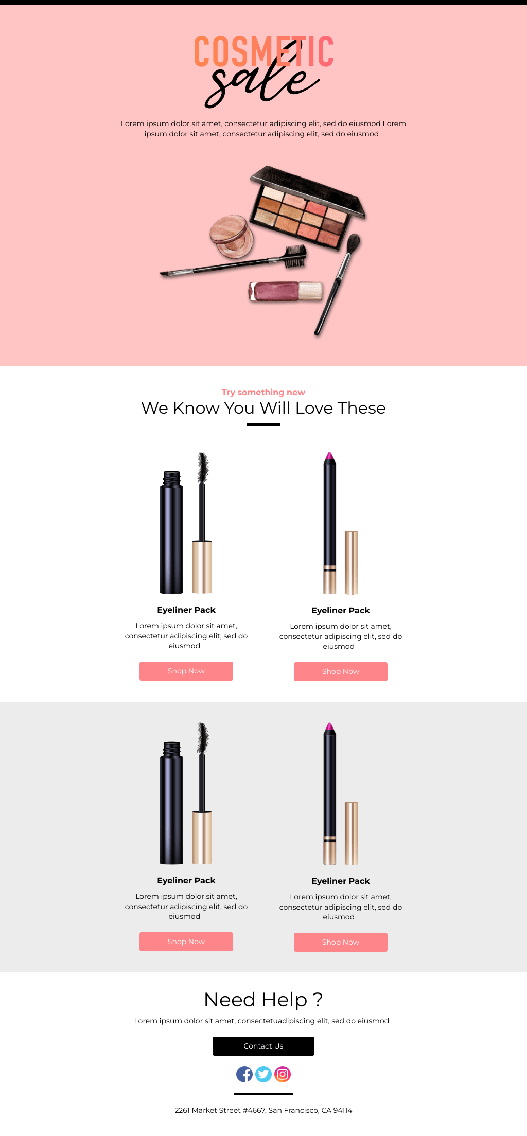 Laravel Mail Template - Product Recommendation