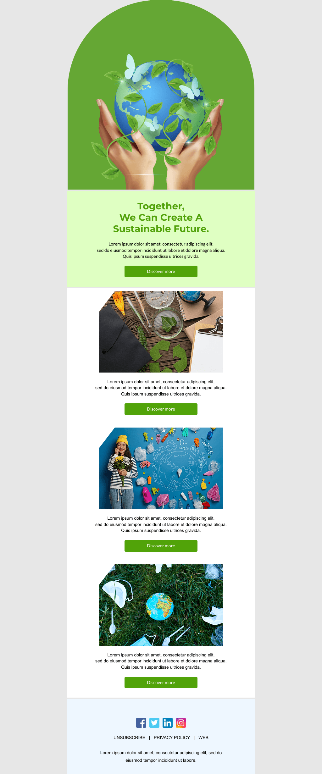 Laravel Mail Template - A Favorite Green Tip