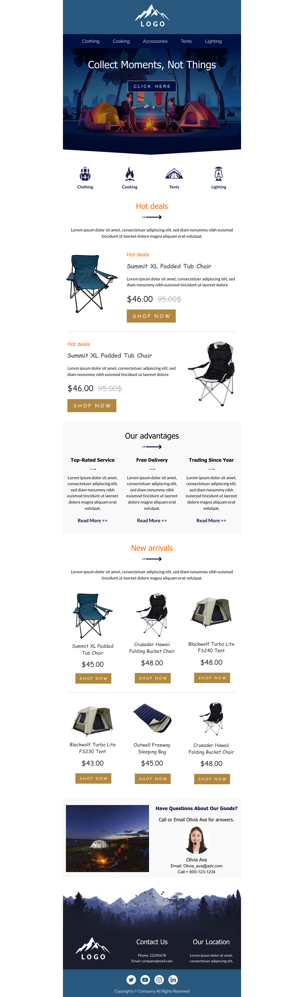 Laravel Mail Template - Adventure