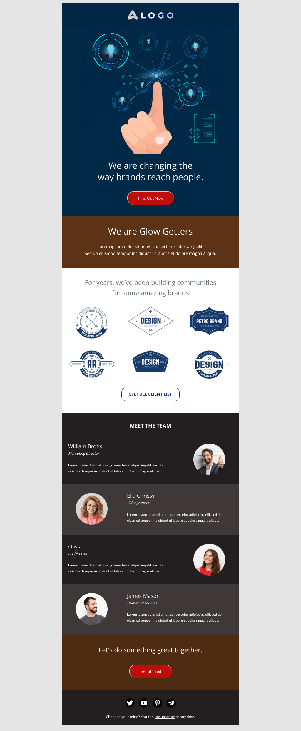 Laravel Mail Template - Agency Services