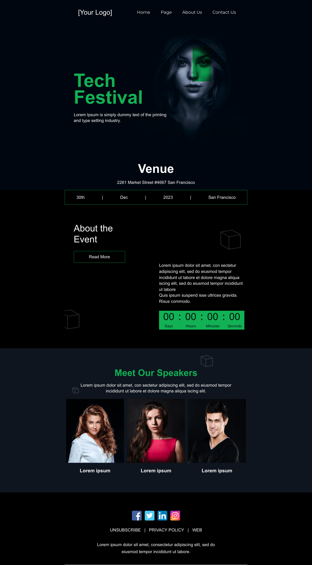 Laravel Mail Template - Alumni Chapter Event