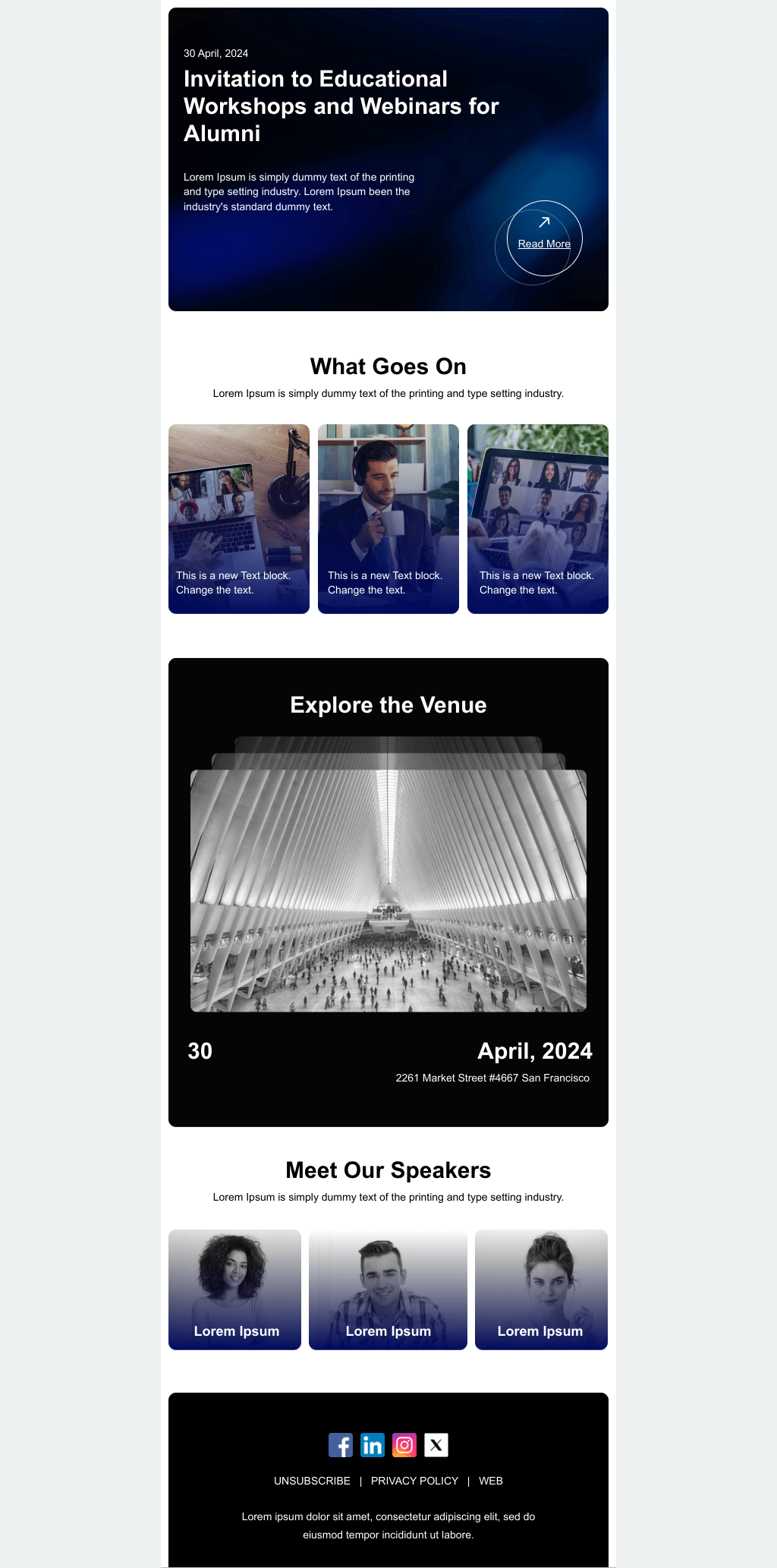 Laravel Mail Template - Alumni Webinar