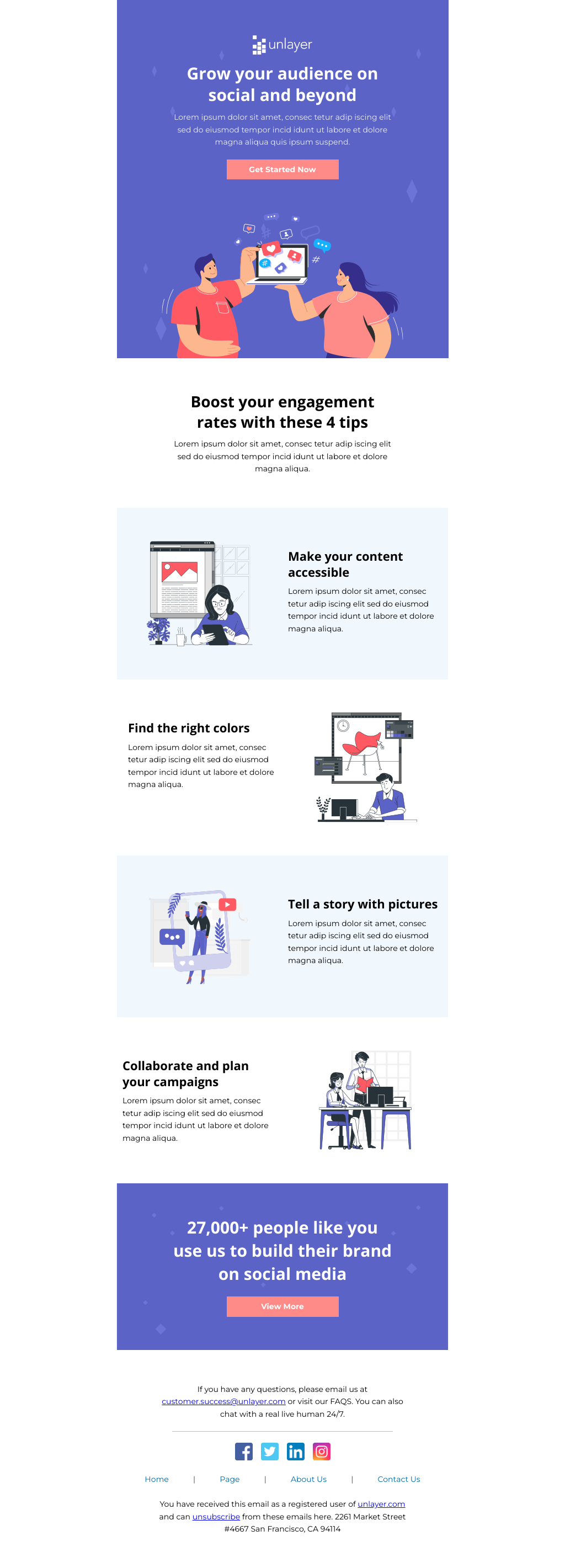 Laravel Mail Template - B2B Newsletter