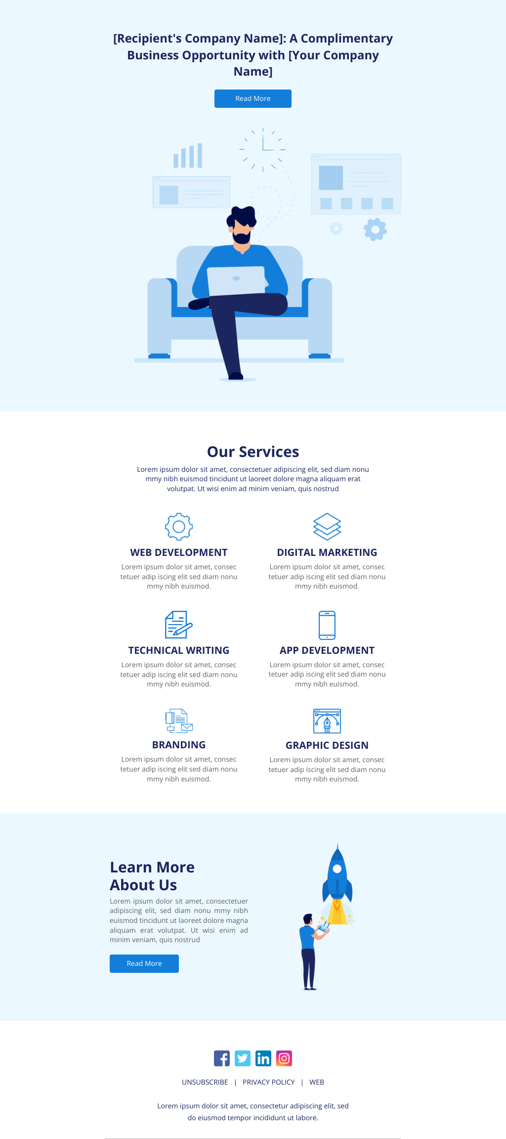 Laravel Mail Template - B2B Outreach