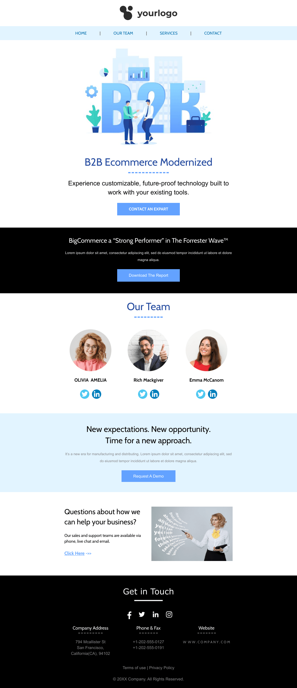Laravel Mail Template - B2B Promotion