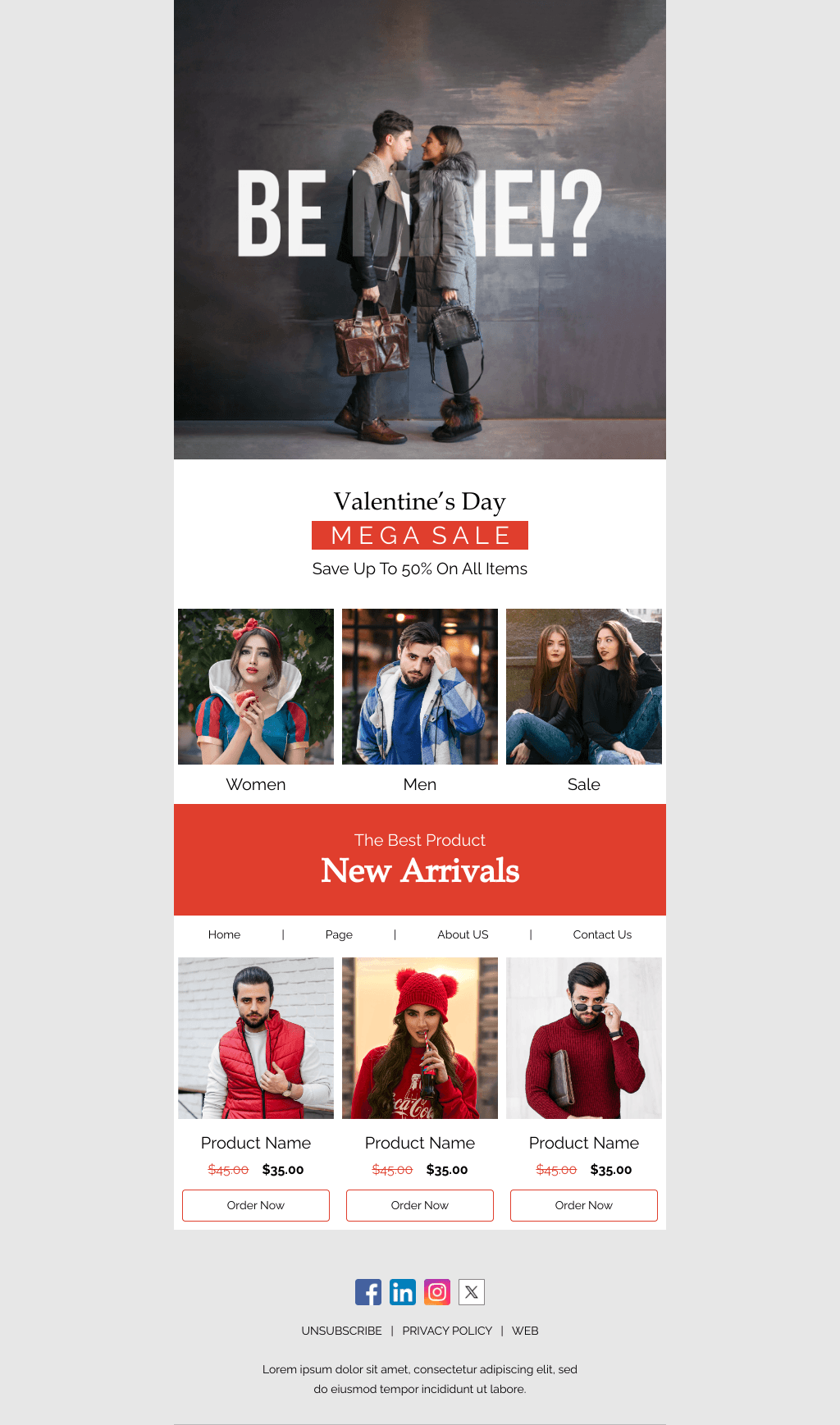 Laravel Mail Template - Be Mine Bargains