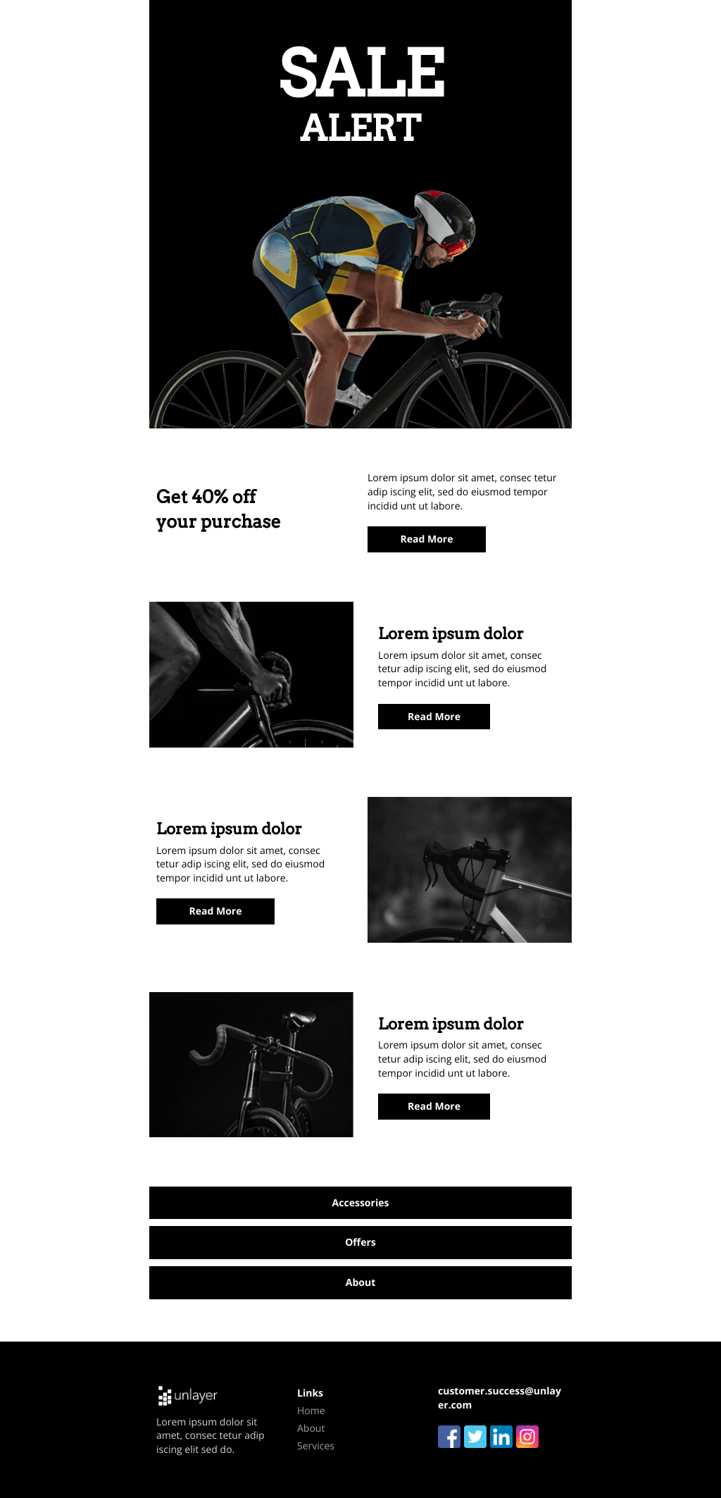 Laravel Mail Template - Big Sale