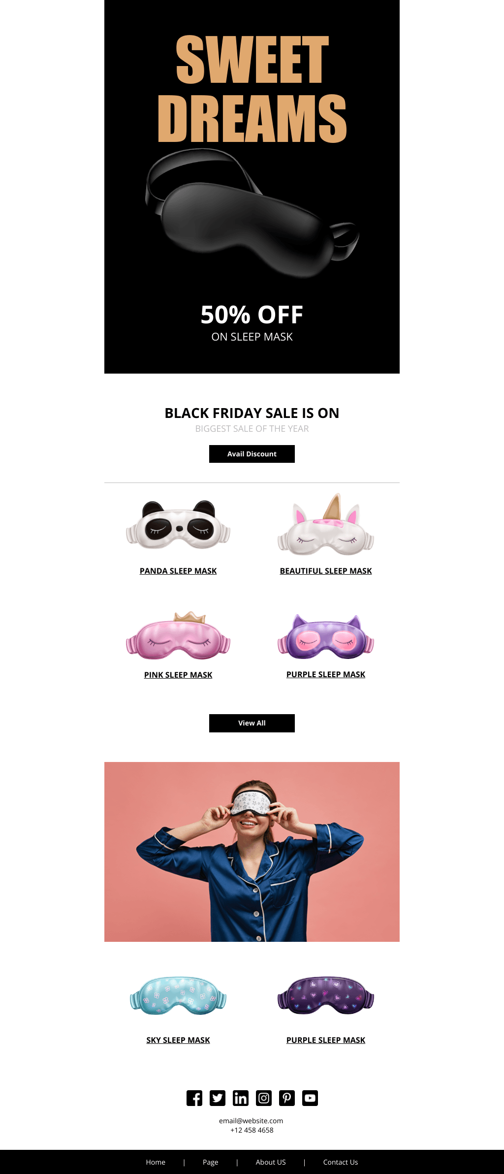 Laravel Mail Template - Black Friday Humor