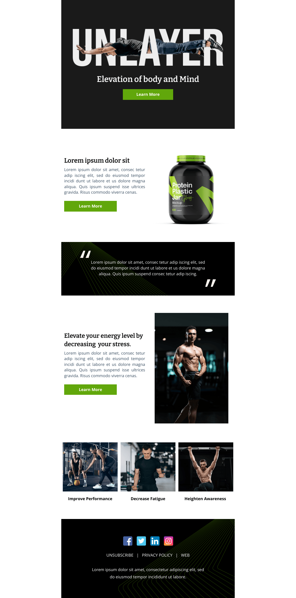 Laravel Mail Template - Brand Awareness