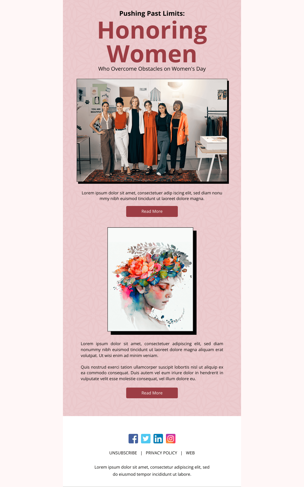 Laravel Mail Template - Breaking Barriers