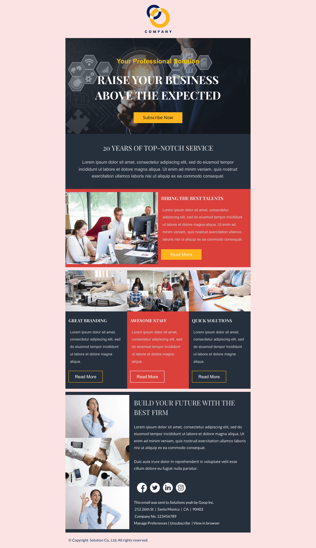 Laravel Mail Template - Business Advertising