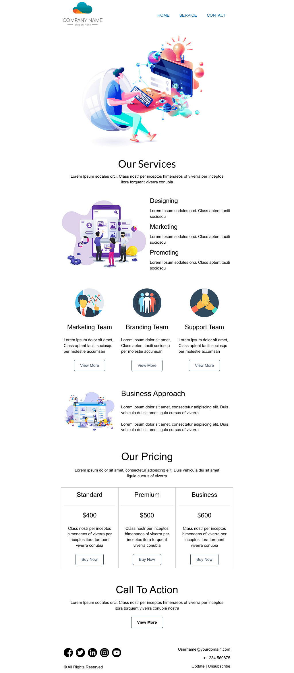 Laravel Mail Template - Business Promo