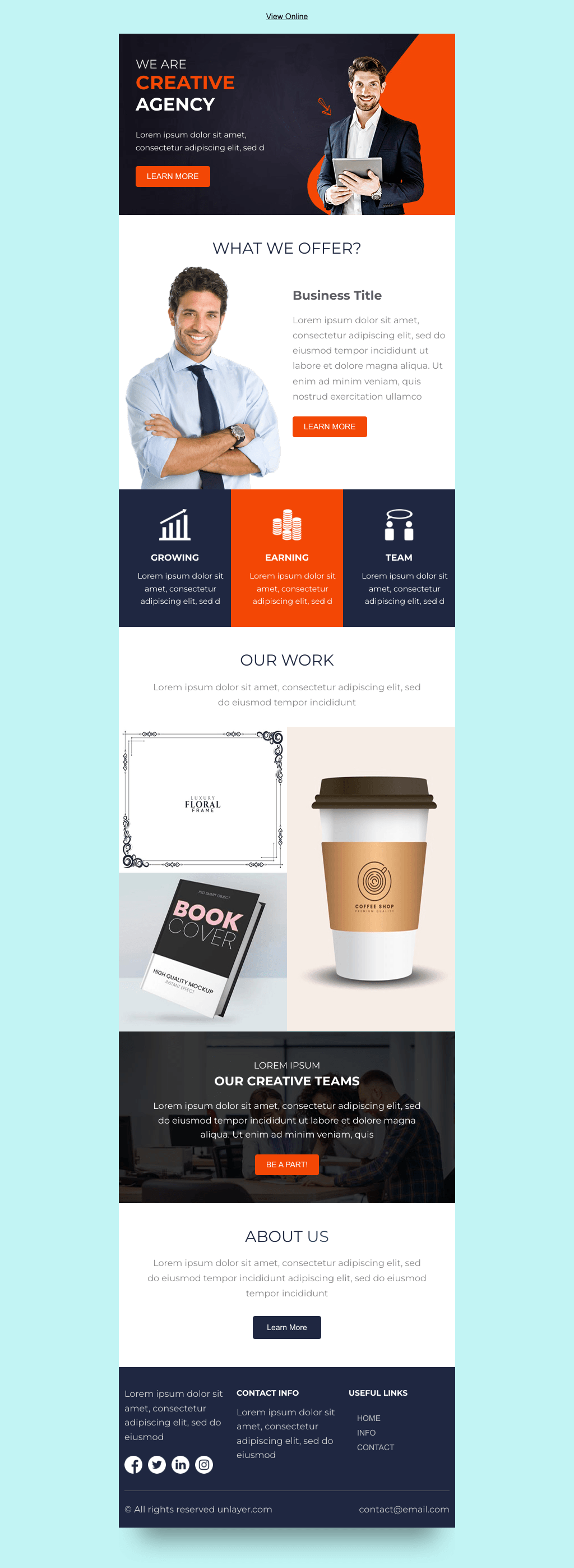 Laravel Mail Template - Business Services Promotion