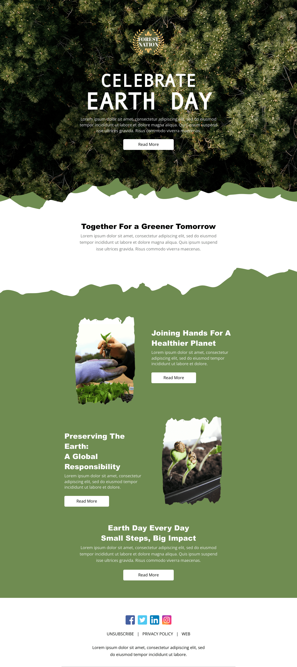 Laravel Mail Template - Celebrate Earth Day