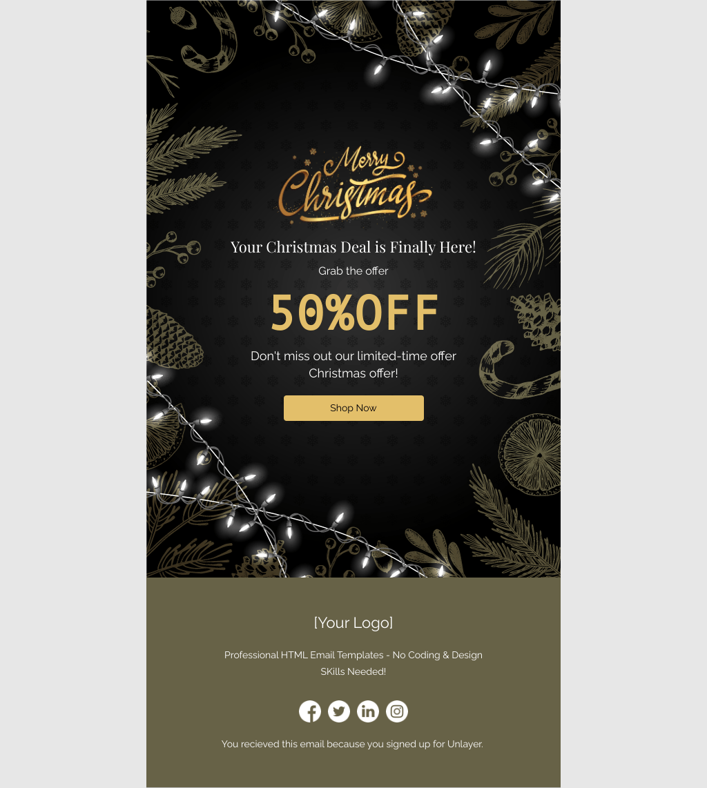 Laravel Mail Template - Christmas Fair