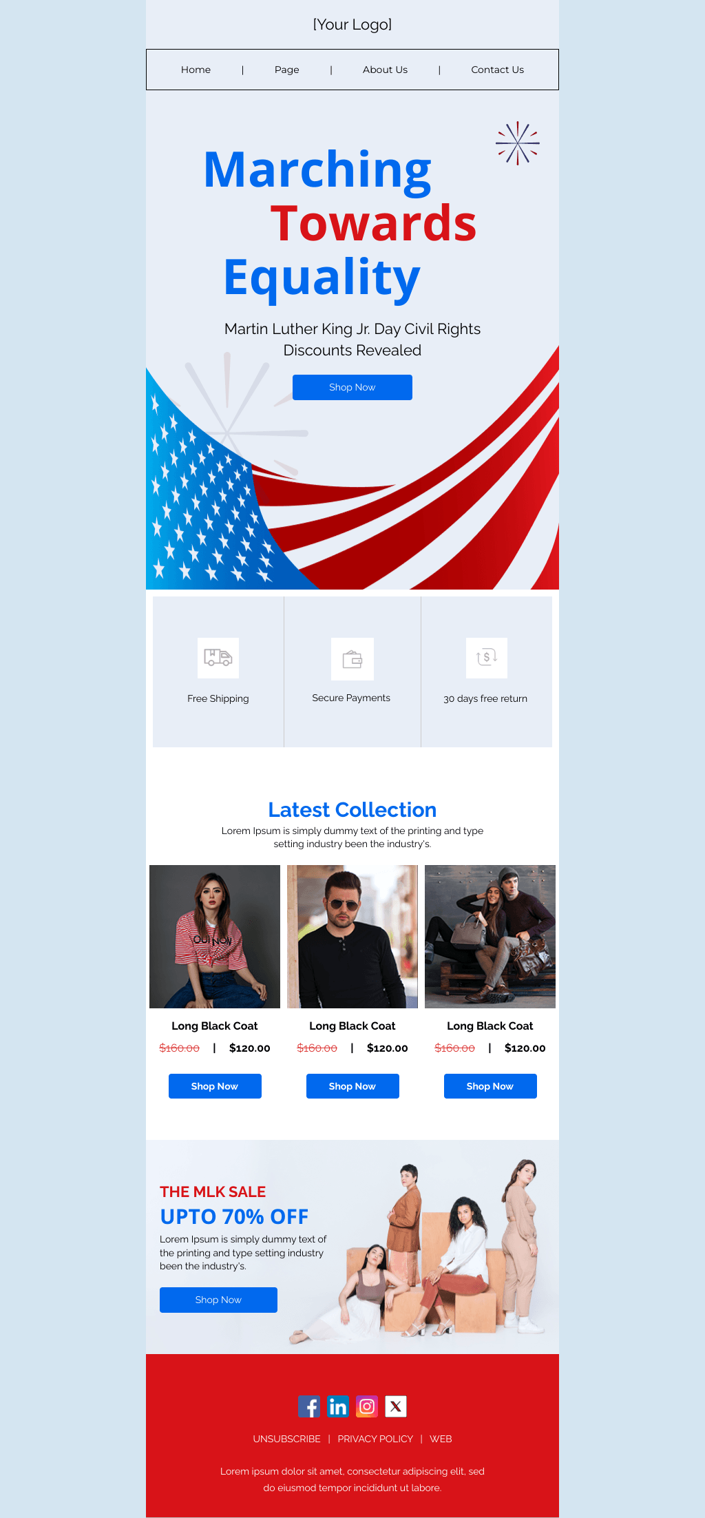 Laravel Mail Template - Civil Rights Deals