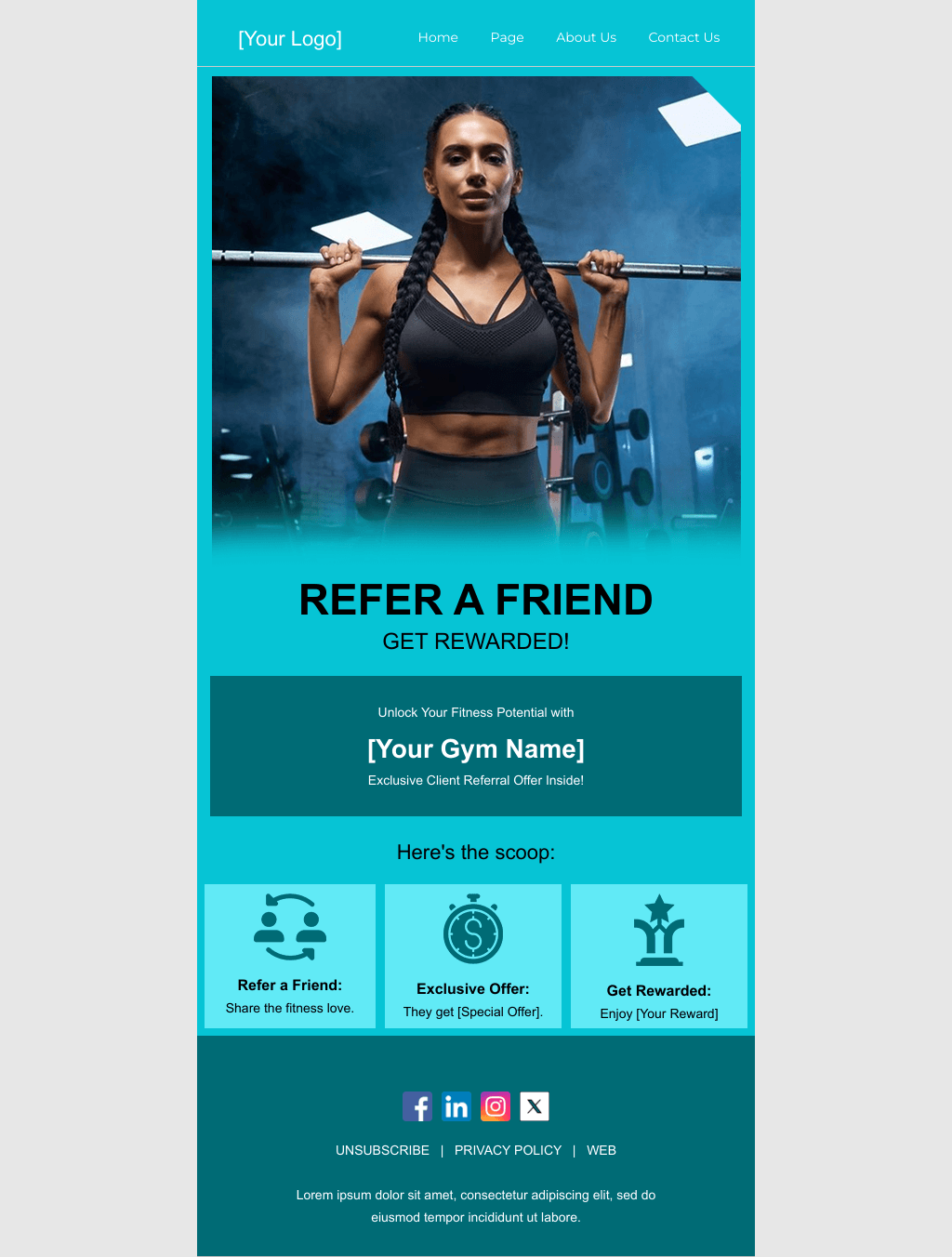 Laravel Mail Template - Client Referral