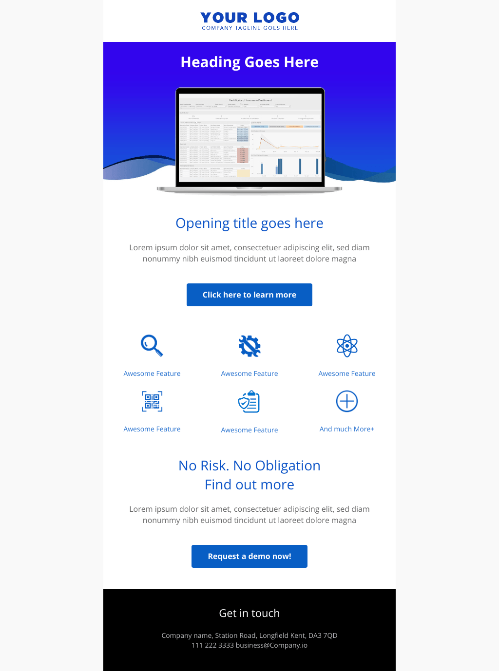 Laravel Mail Template - CMS Promotion