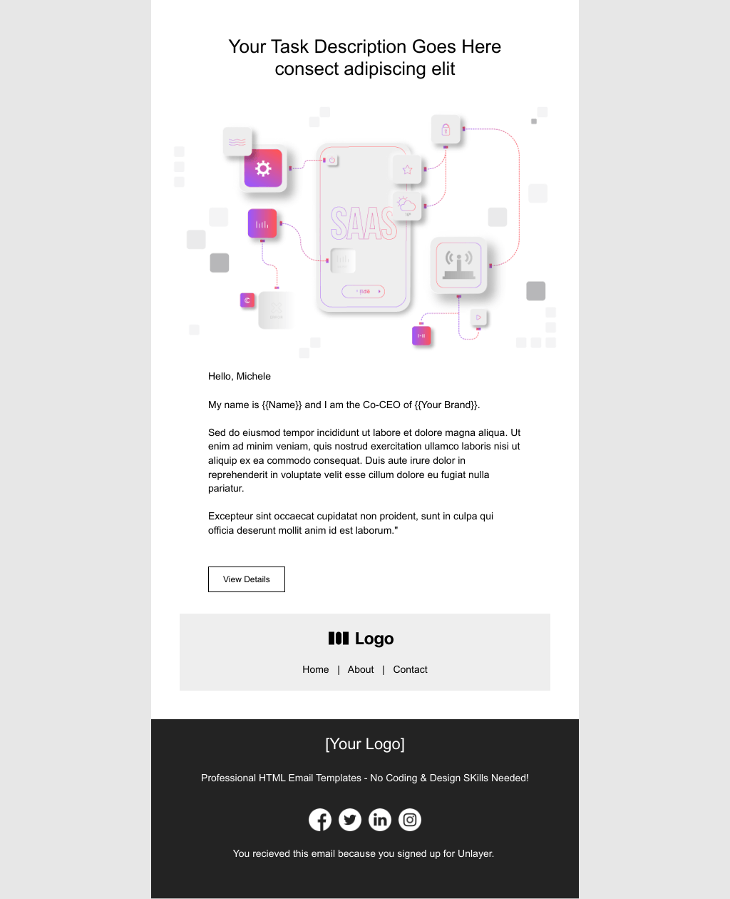 Laravel Mail Template - Cold Outreach