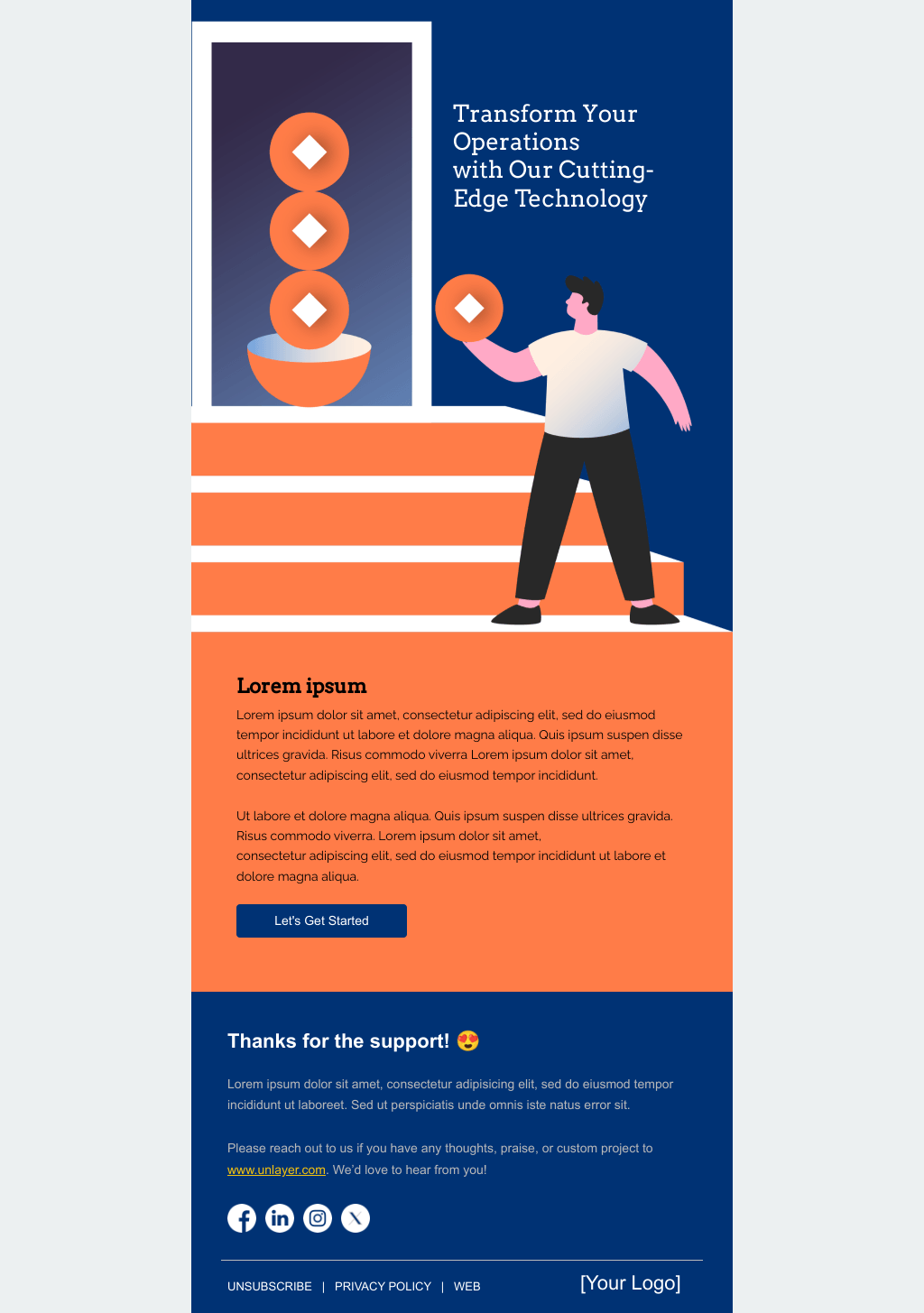 Laravel Mail Template - Cold Sales Outreach