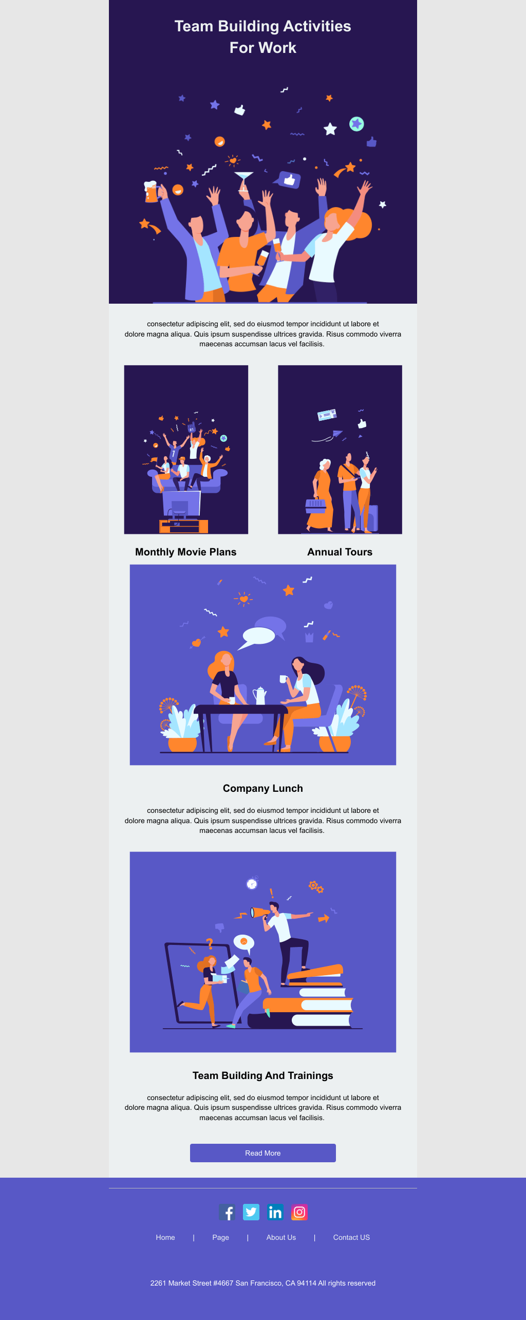 Laravel Mail Template - Company Culture