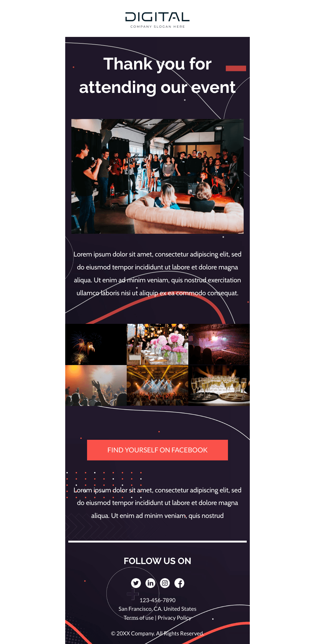 Laravel Mail Template - Digital Event Follow Up 
