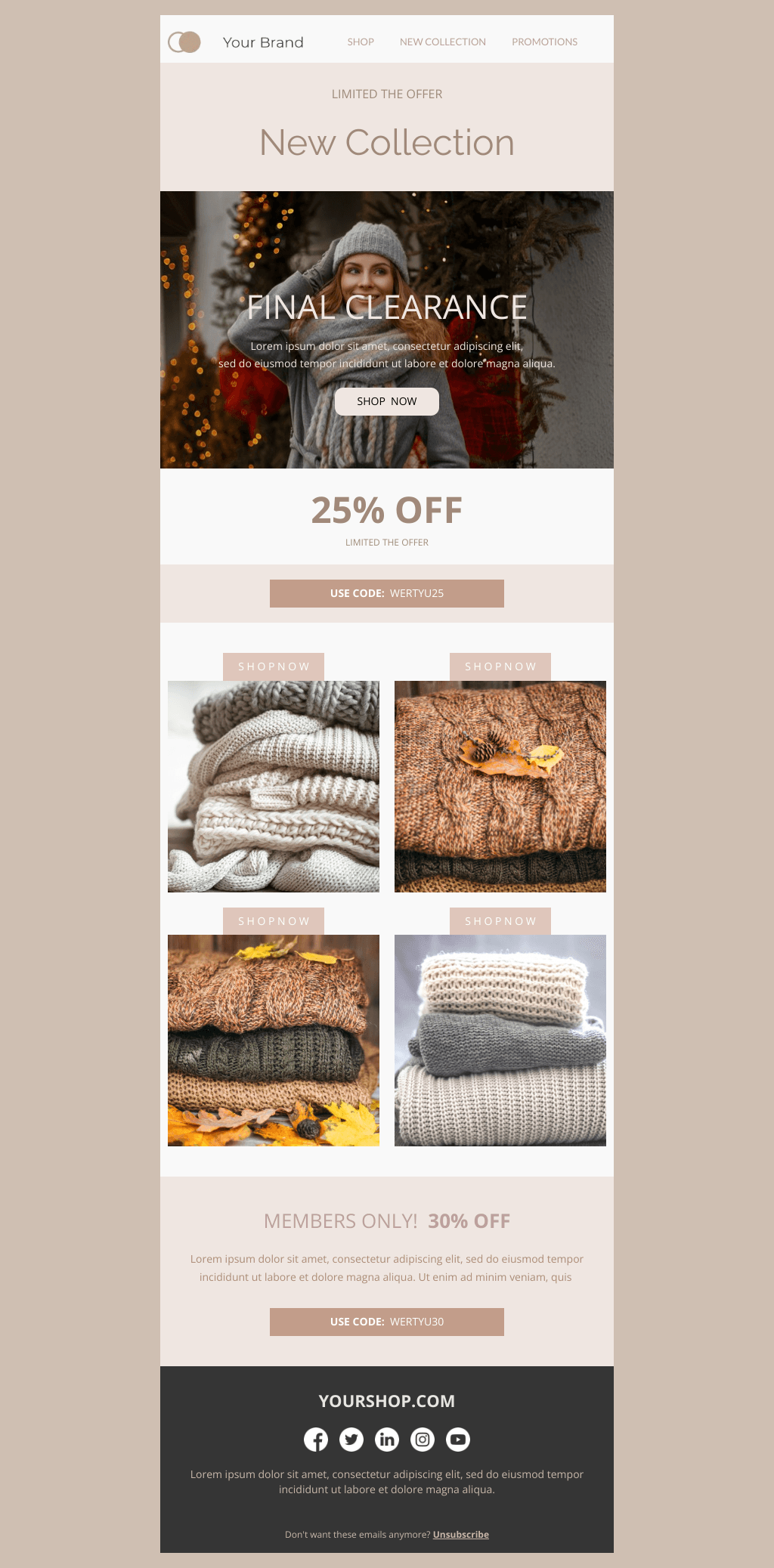 Laravel Mail Template - Winter Collection