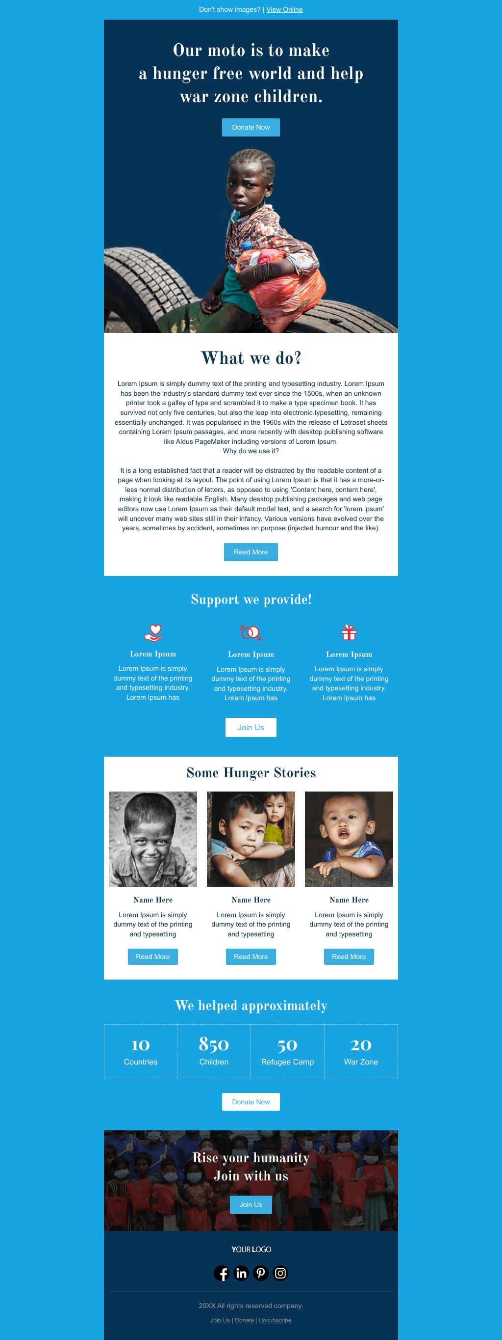 Laravel Mail Template - Donation 