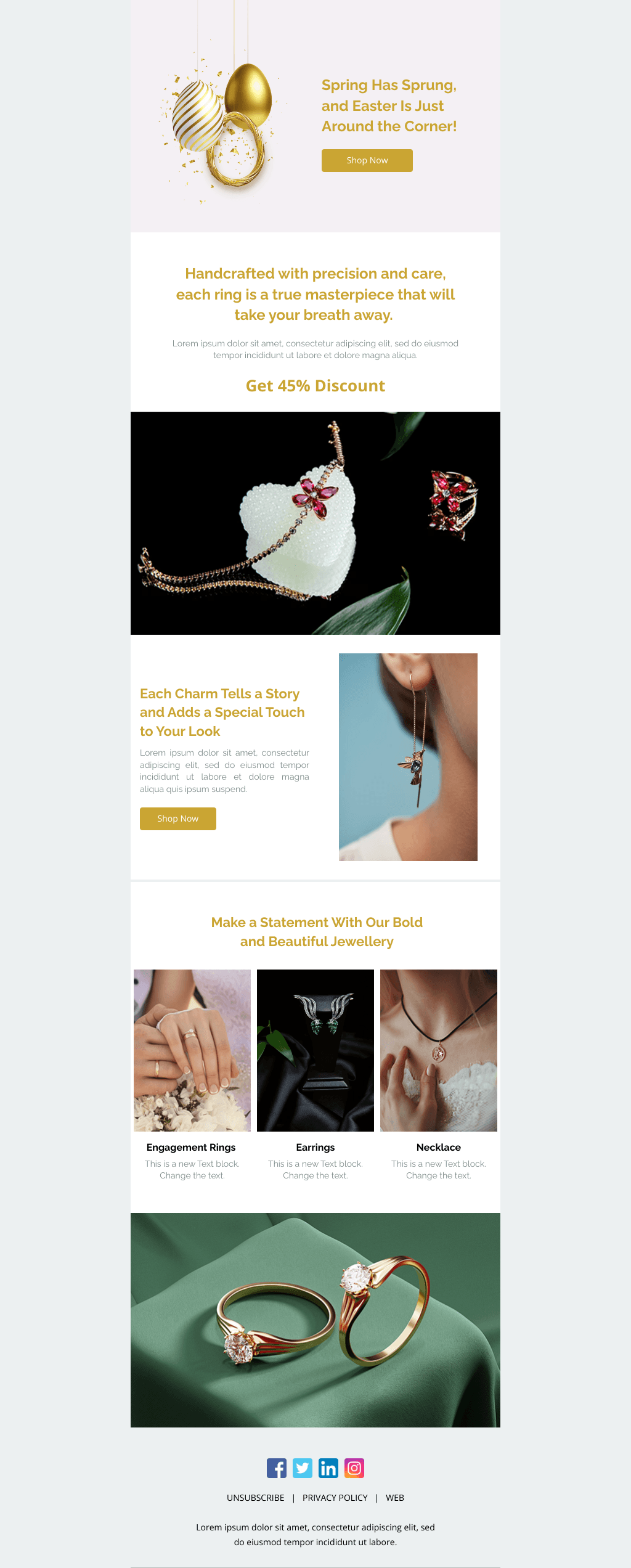 Laravel Mail Template - Easter Collection