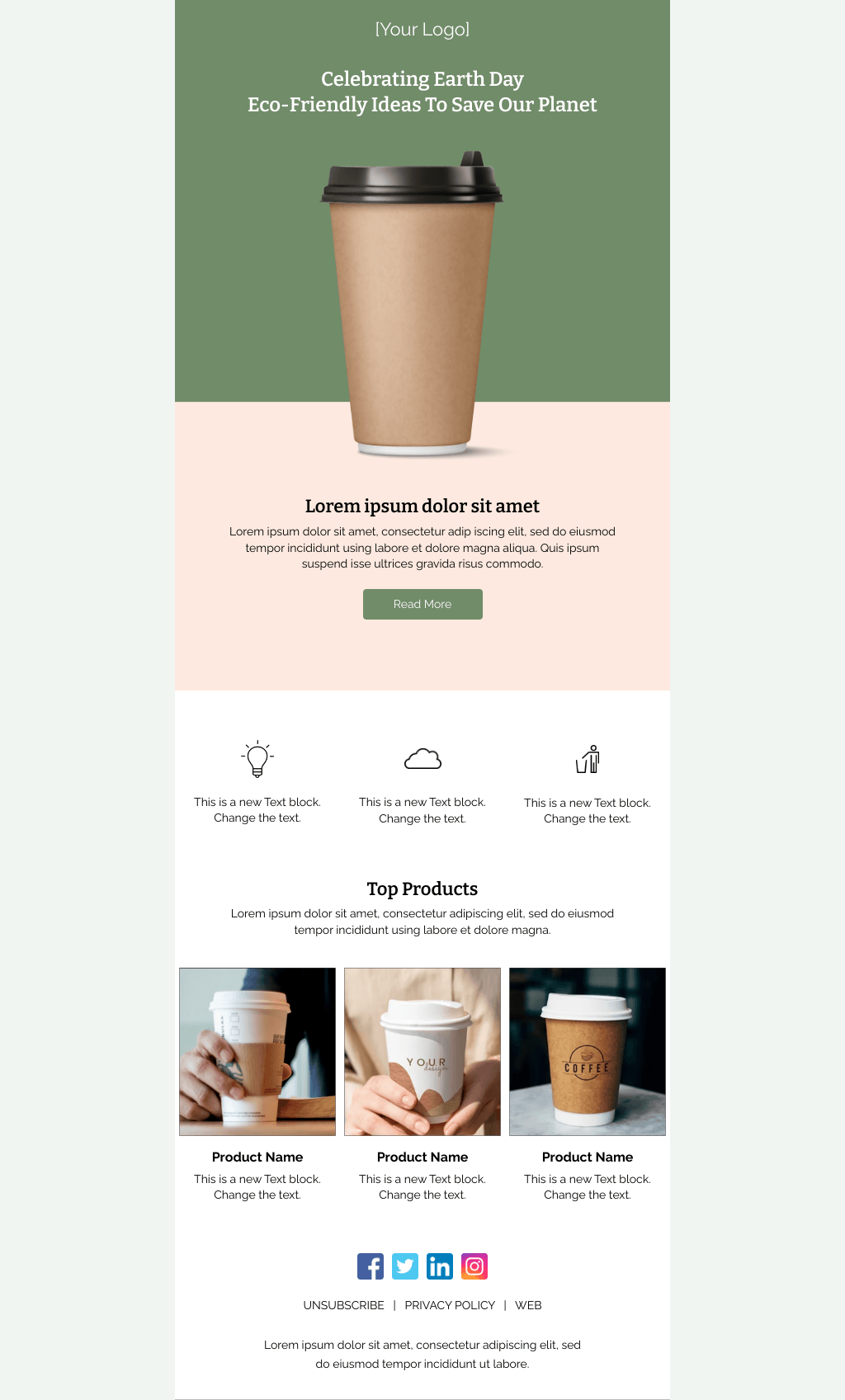 Laravel Mail Template - Eco Friendly 