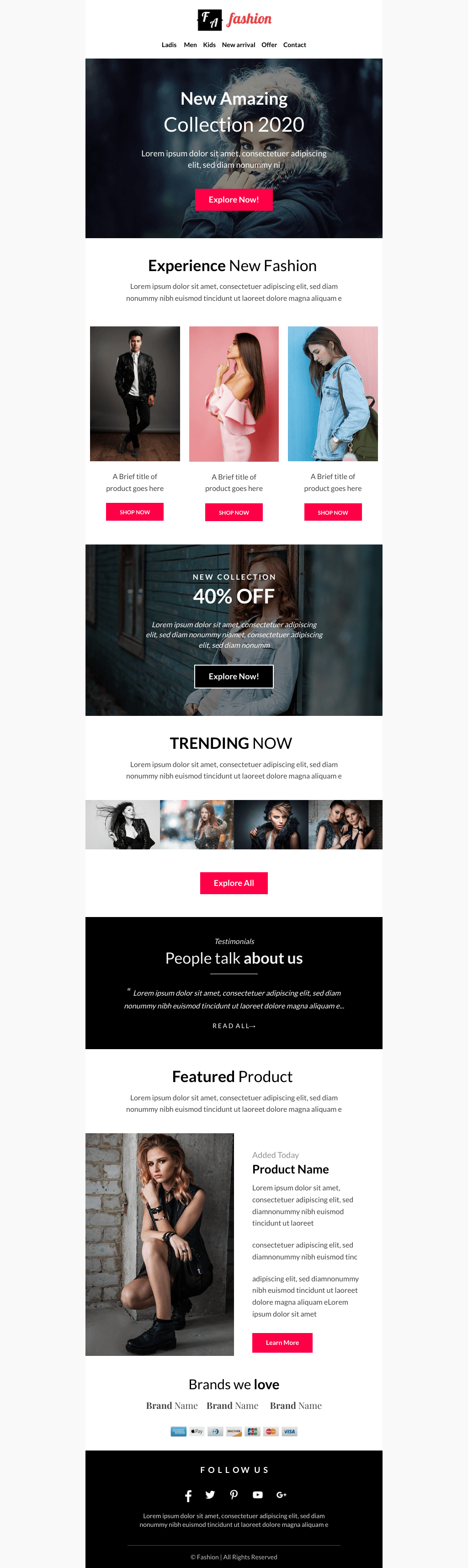 Laravel Mail Template - Amazing Collection