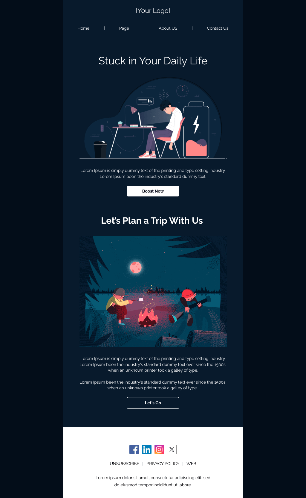 Laravel Mail Template - Emotion Retargeting