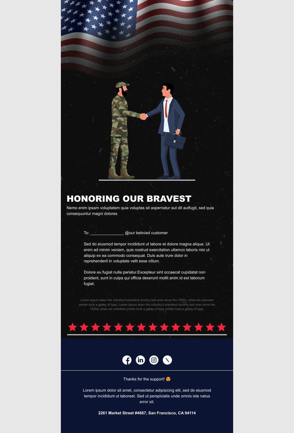 Laravel Mail Template - Employee Appreciation