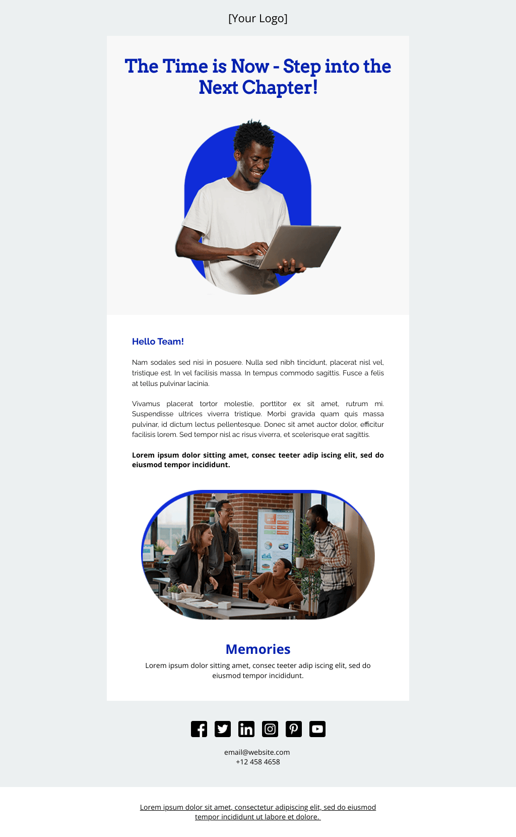 Laravel Mail Template - Employee Departure