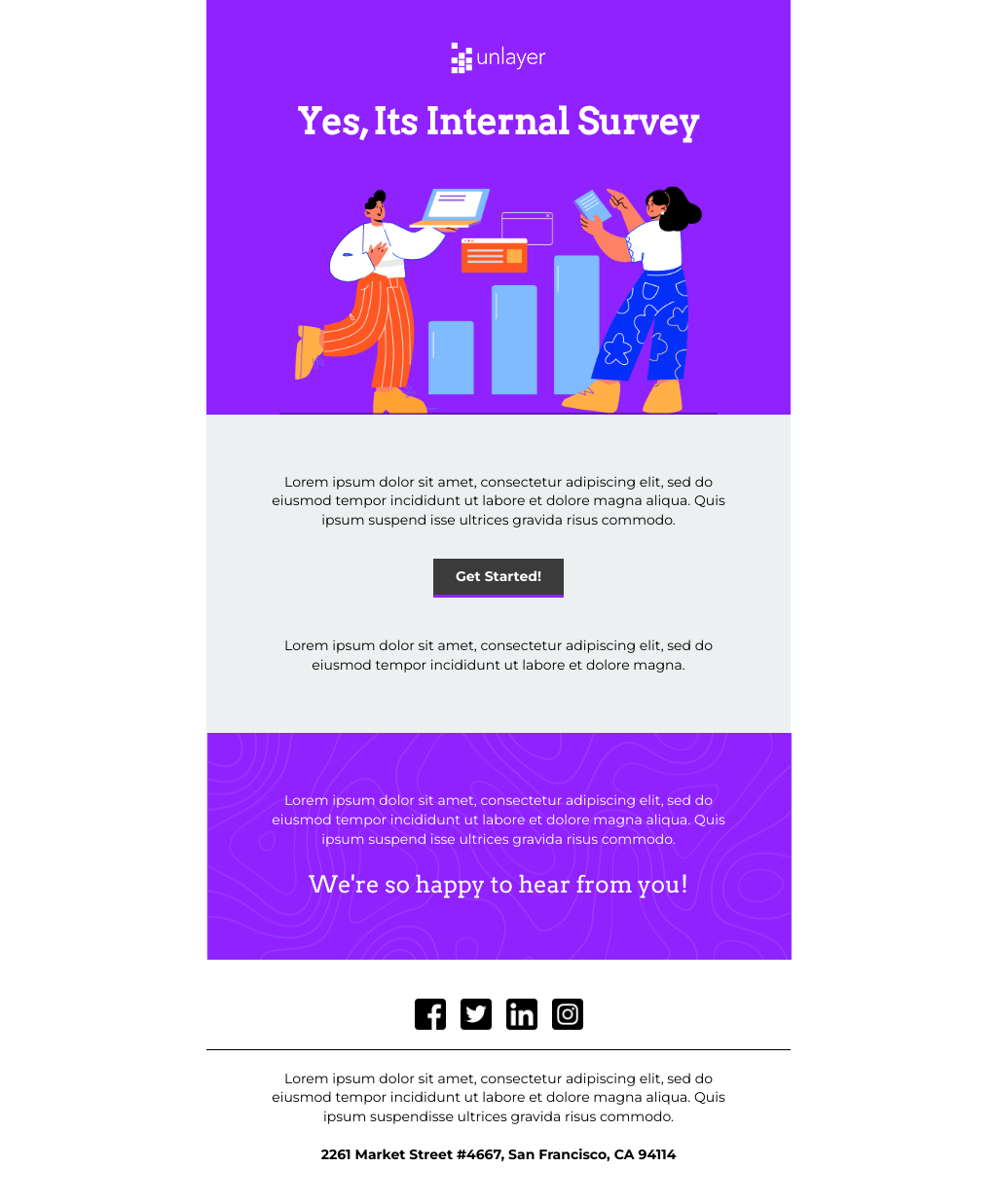 Laravel Mail Template - Employee Survey