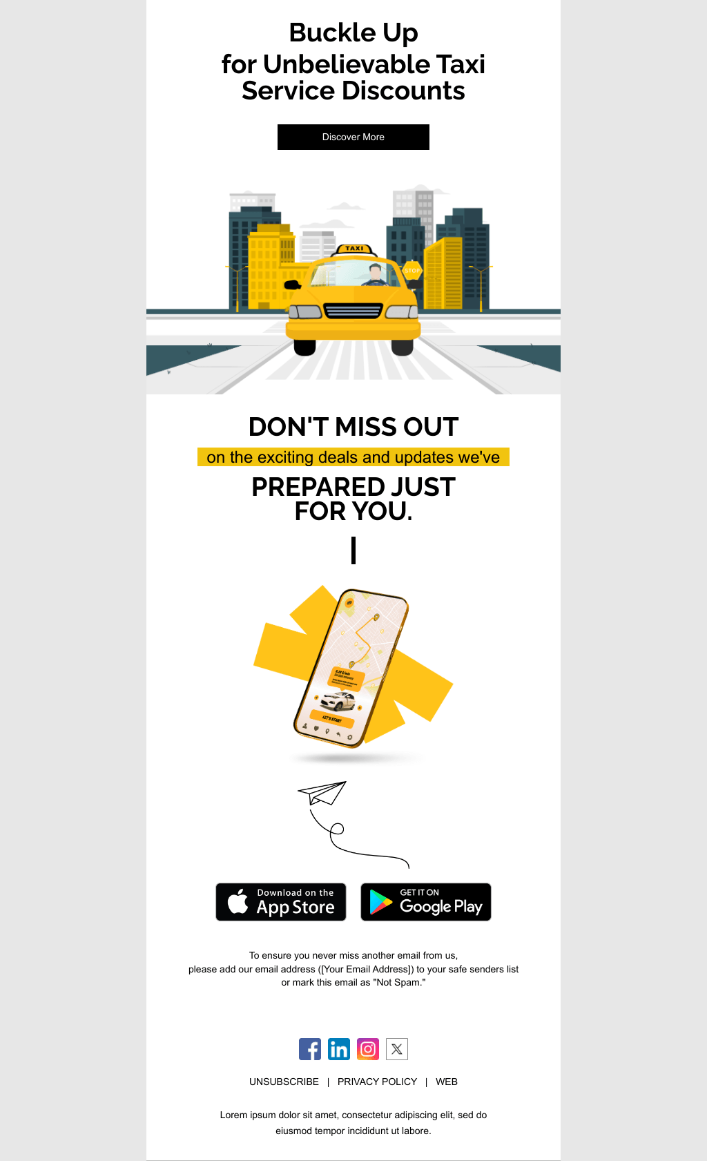 Laravel Mail Template - Exciting Deals