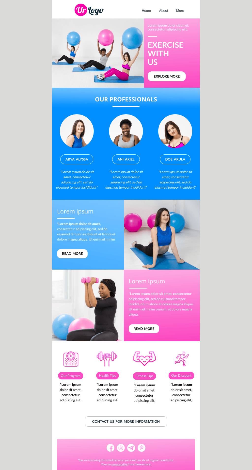 Laravel Mail Template - Exercise