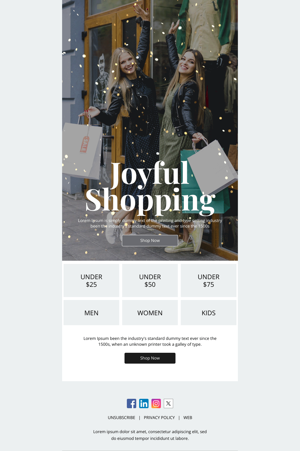 Laravel Mail Template - Festive Favorites