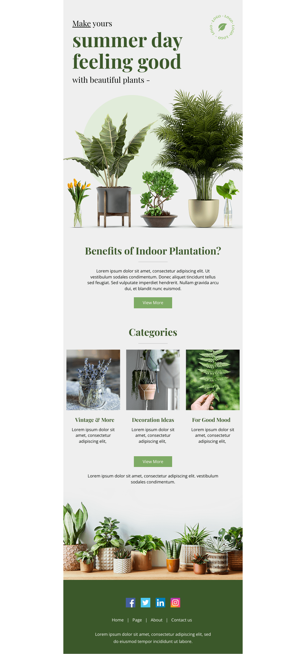 Laravel Mail Template - First Day of Summer