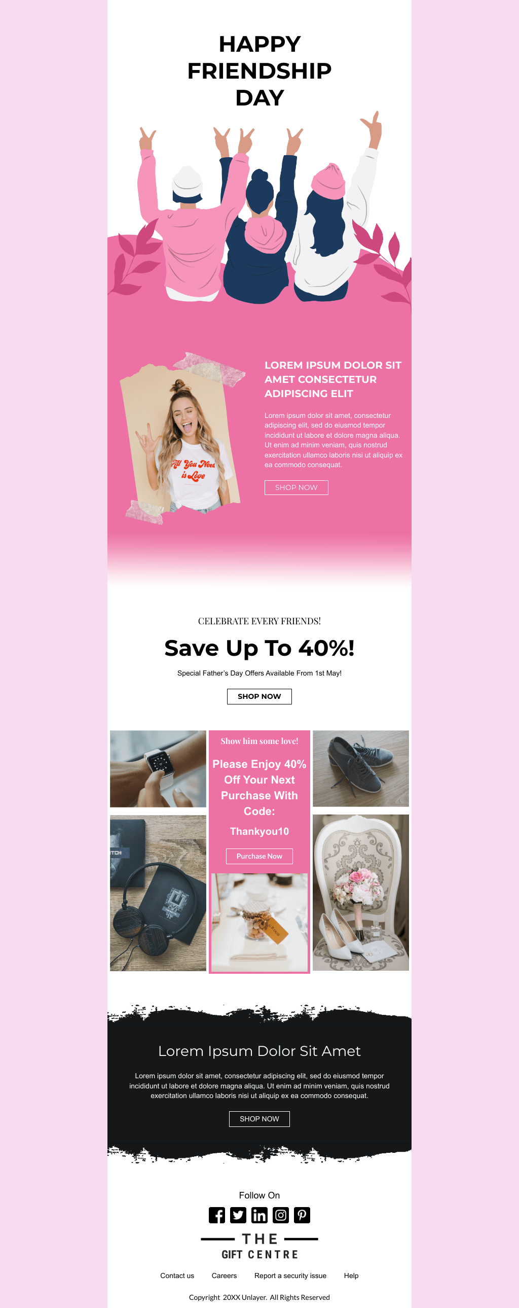 Laravel Mail Template - Friendship Day Gifts Sale