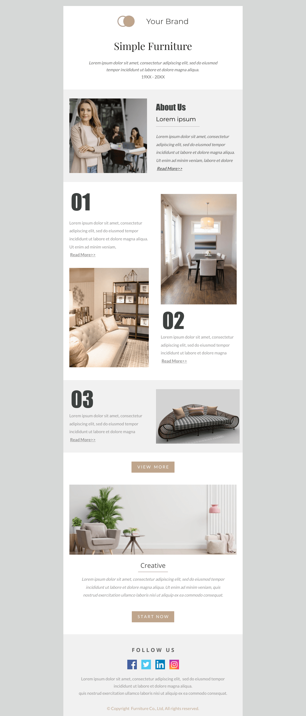 Laravel Mail Template - Furnished Furniture