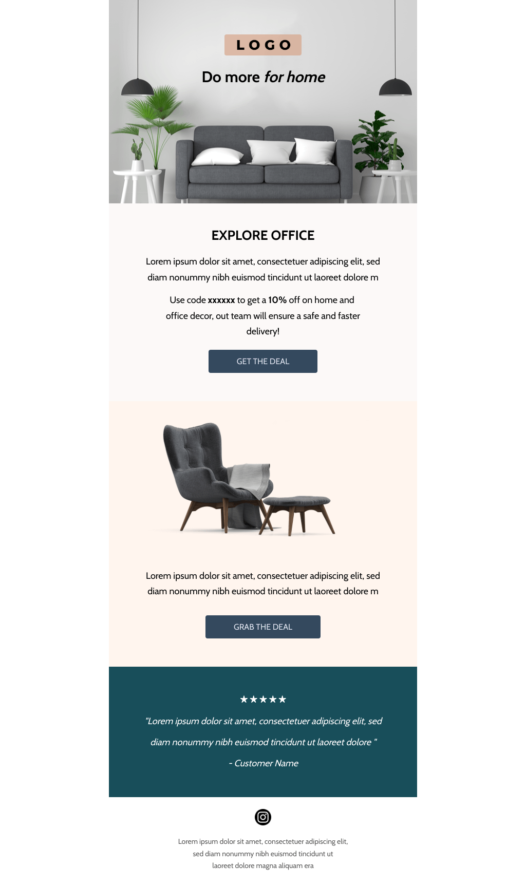Laravel Mail Template - Furniture - Single