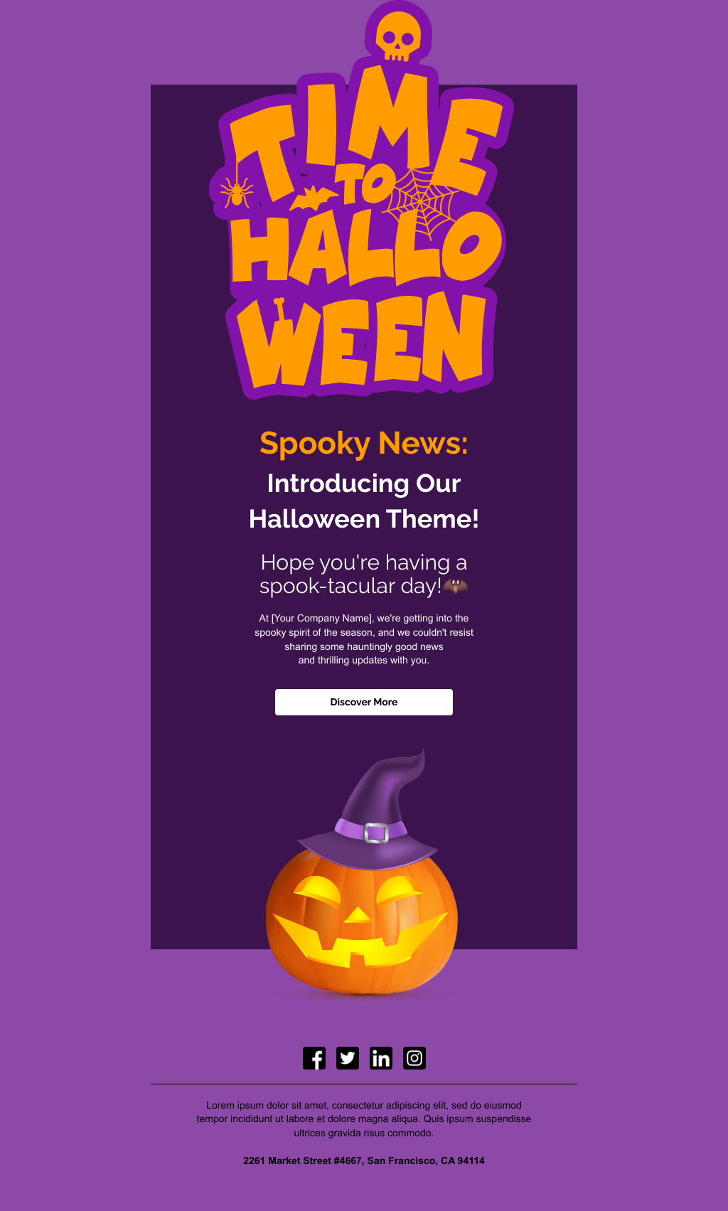 Laravel Mail Template - Ghost Theme
