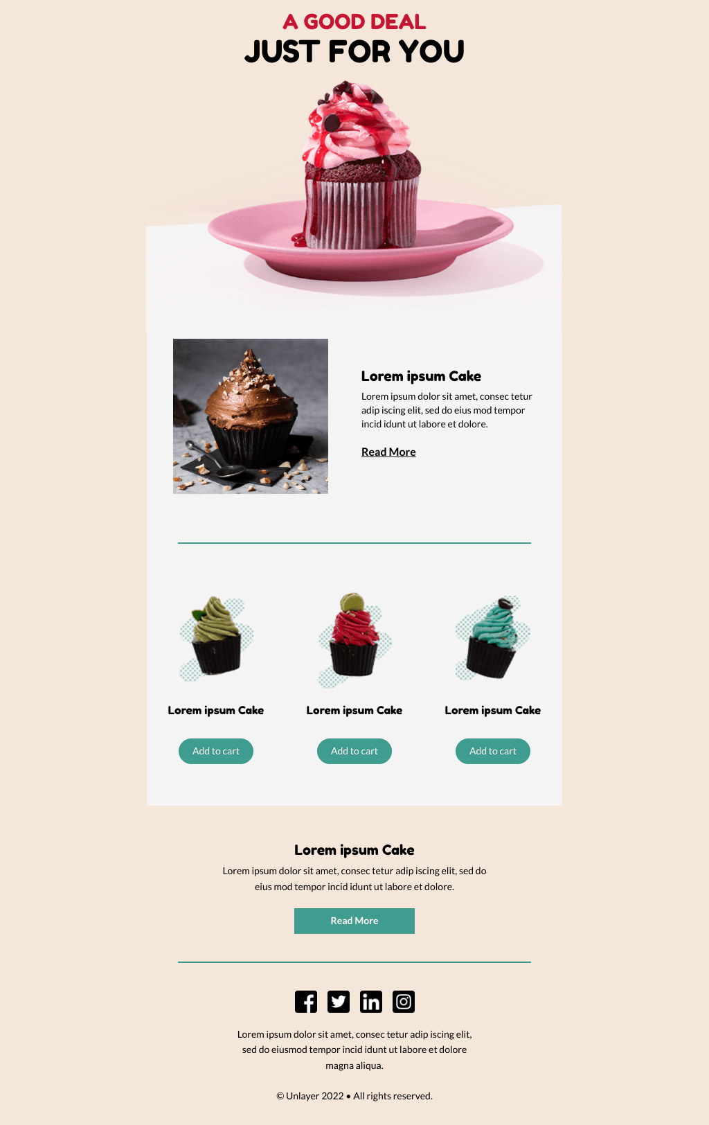 Laravel Mail Template - Good Deal for You