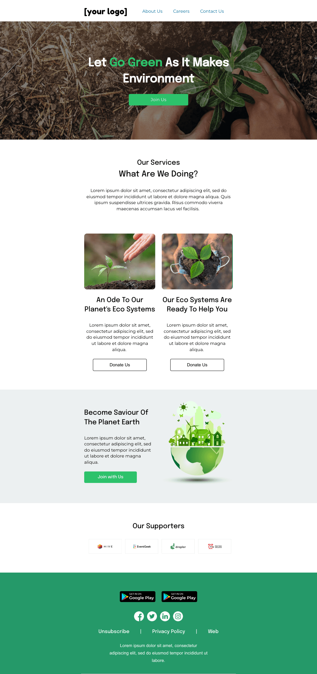 Laravel Mail Template - Green Resolution