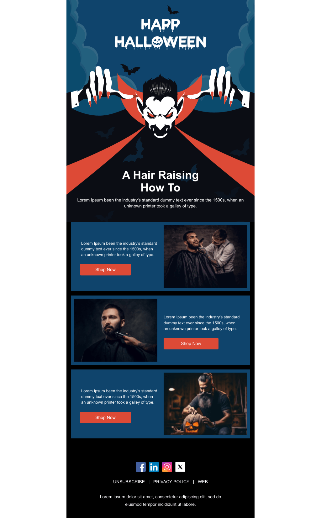 Laravel Mail Template - Halloween Deals