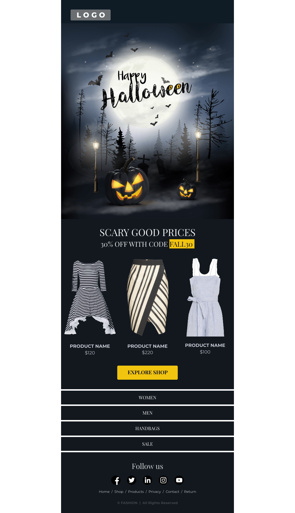 Laravel Mail Template - Halloween Offer