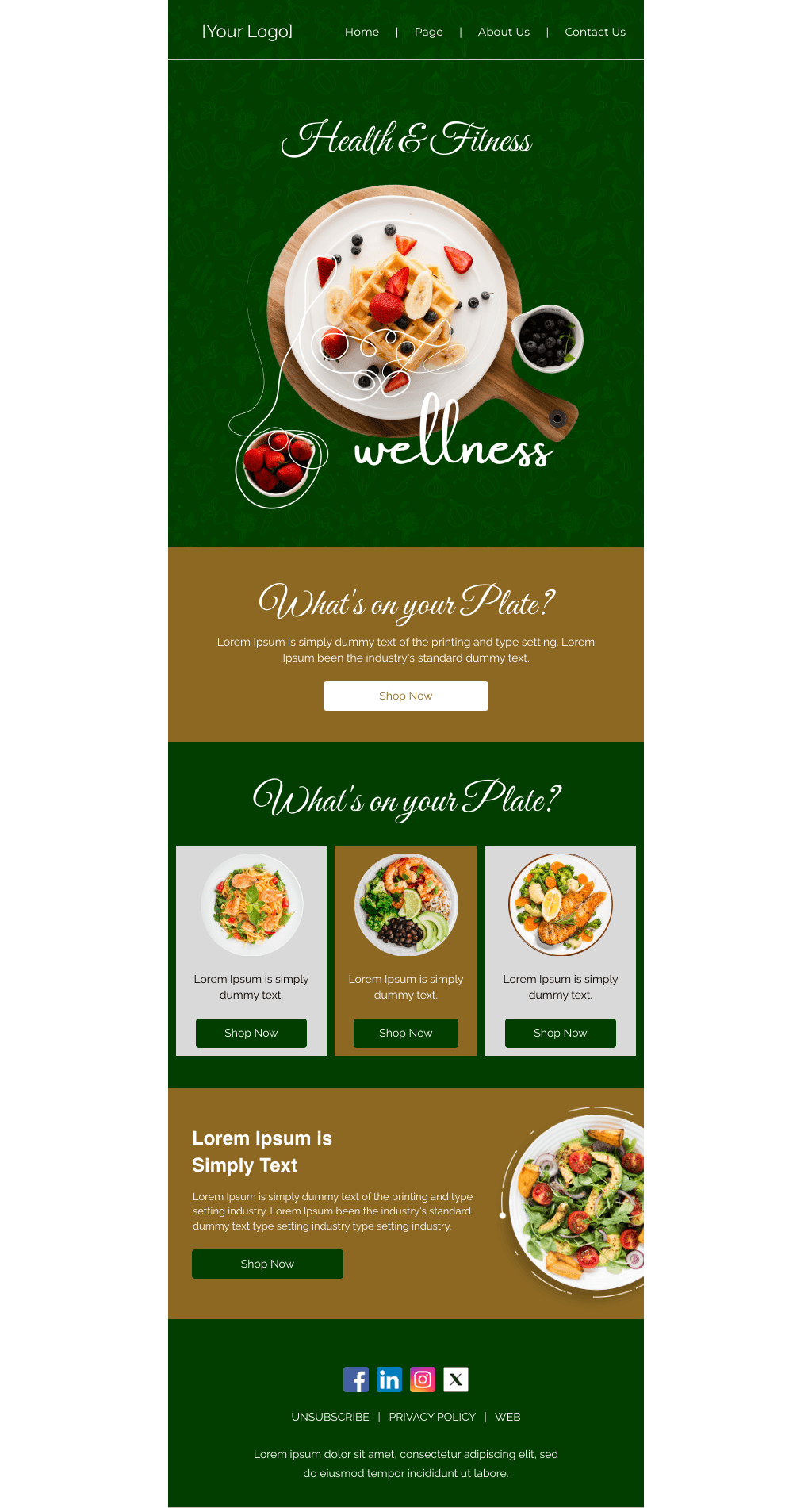 Laravel Mail Template - Health and Wellness