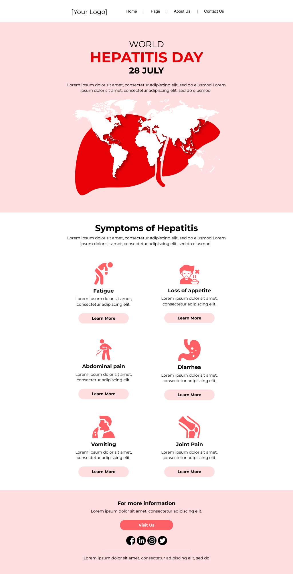 Laravel Mail Template - Hepatitis Awareness 